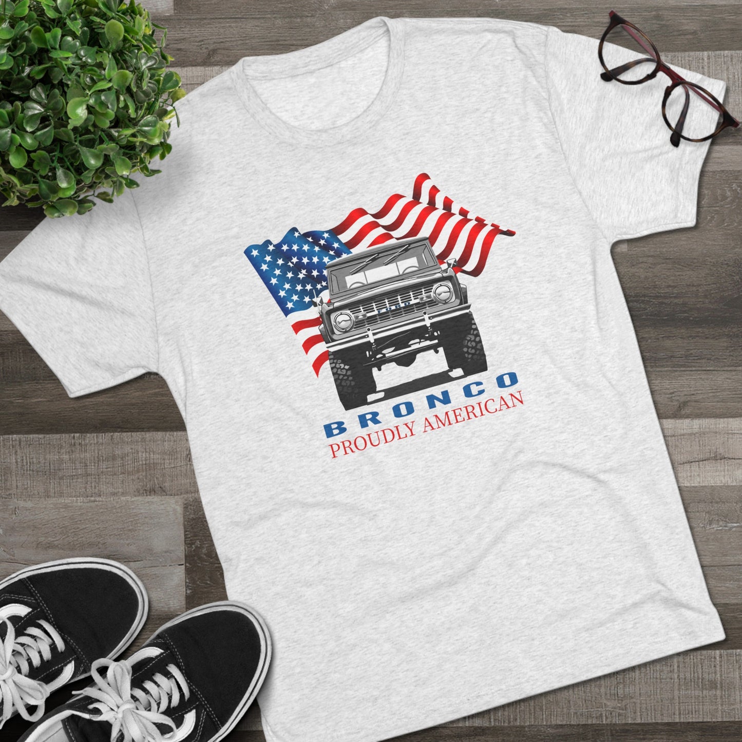 Ford Bronco Shirt, Proudly American