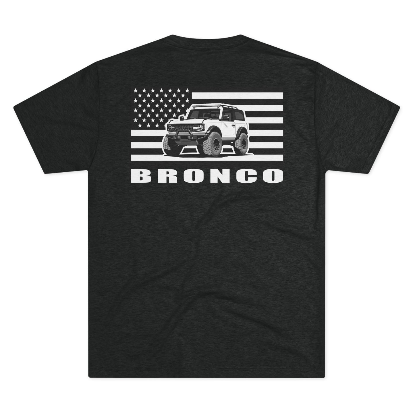 Ford Bronco Shirt American Flag Short Sleeve