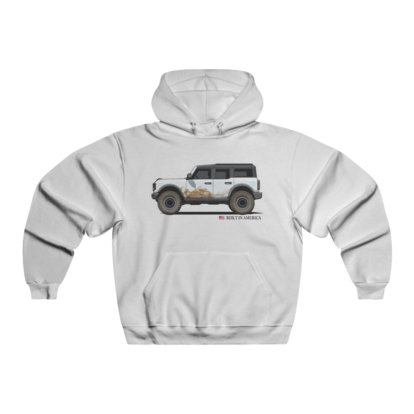 Ford Bronco Built in America - Bronco Colors - Men's NUBLEND® Hooded Sweatshirt