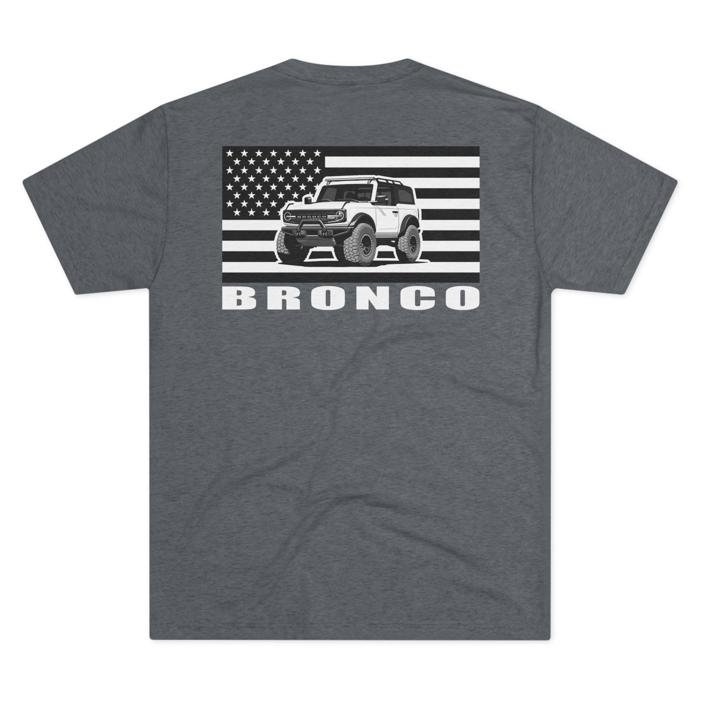 Ford Bronco Shirt American Flag Short Sleeve